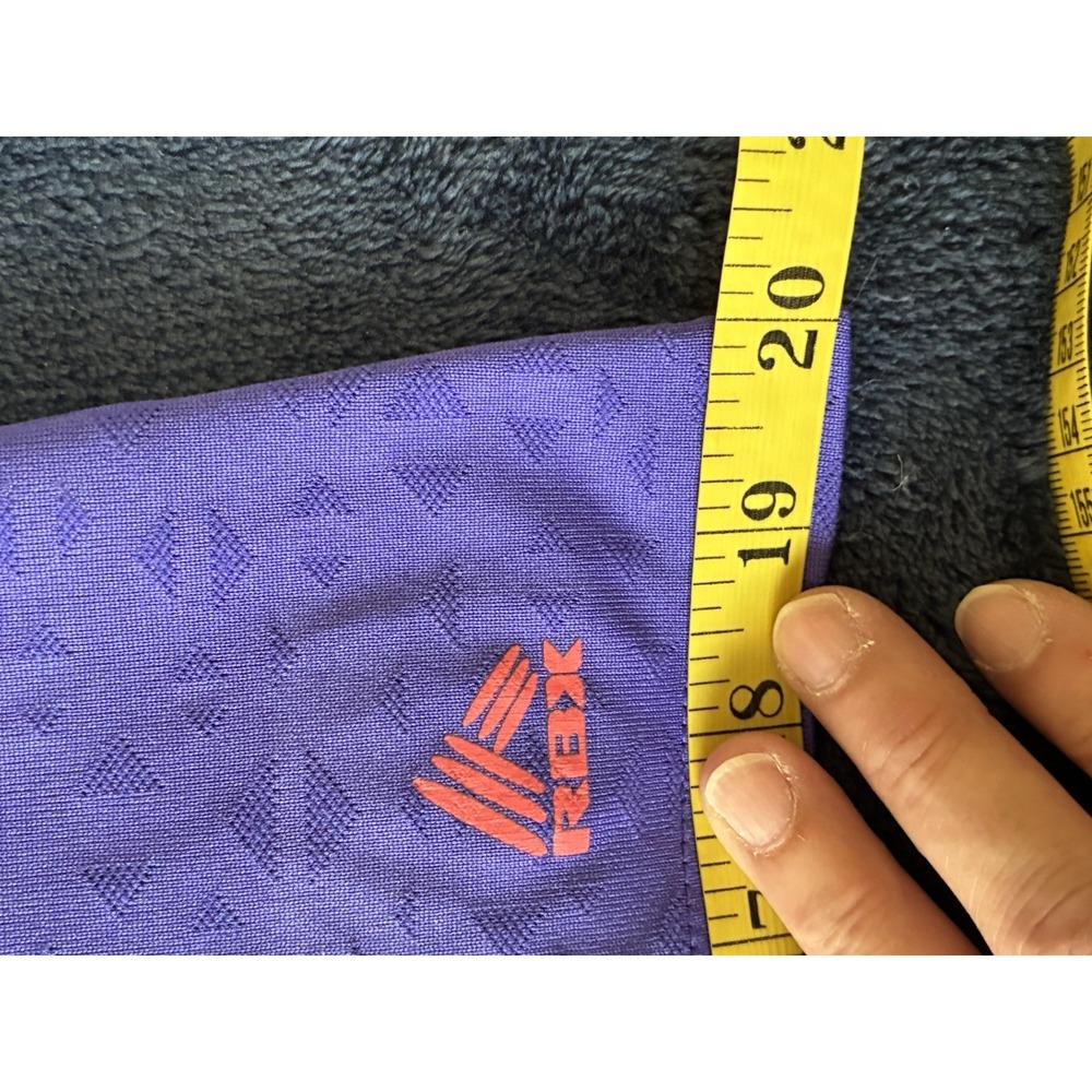 Reebok Geometric Purple Racer Back Tank Size Medium (E15) - Picture 5 of 7